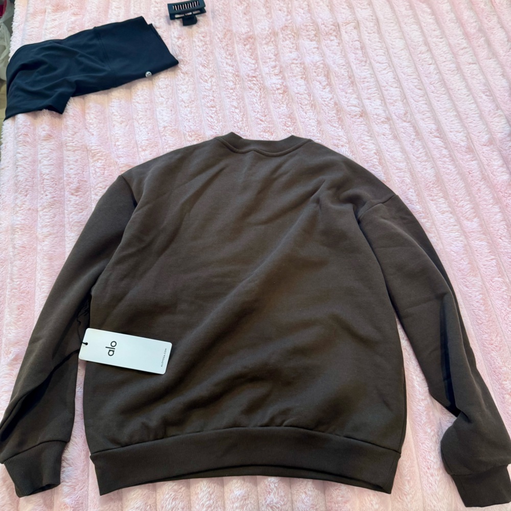 Alo AccoladeSweatshirt (Espresso) - Picture 5 of 5